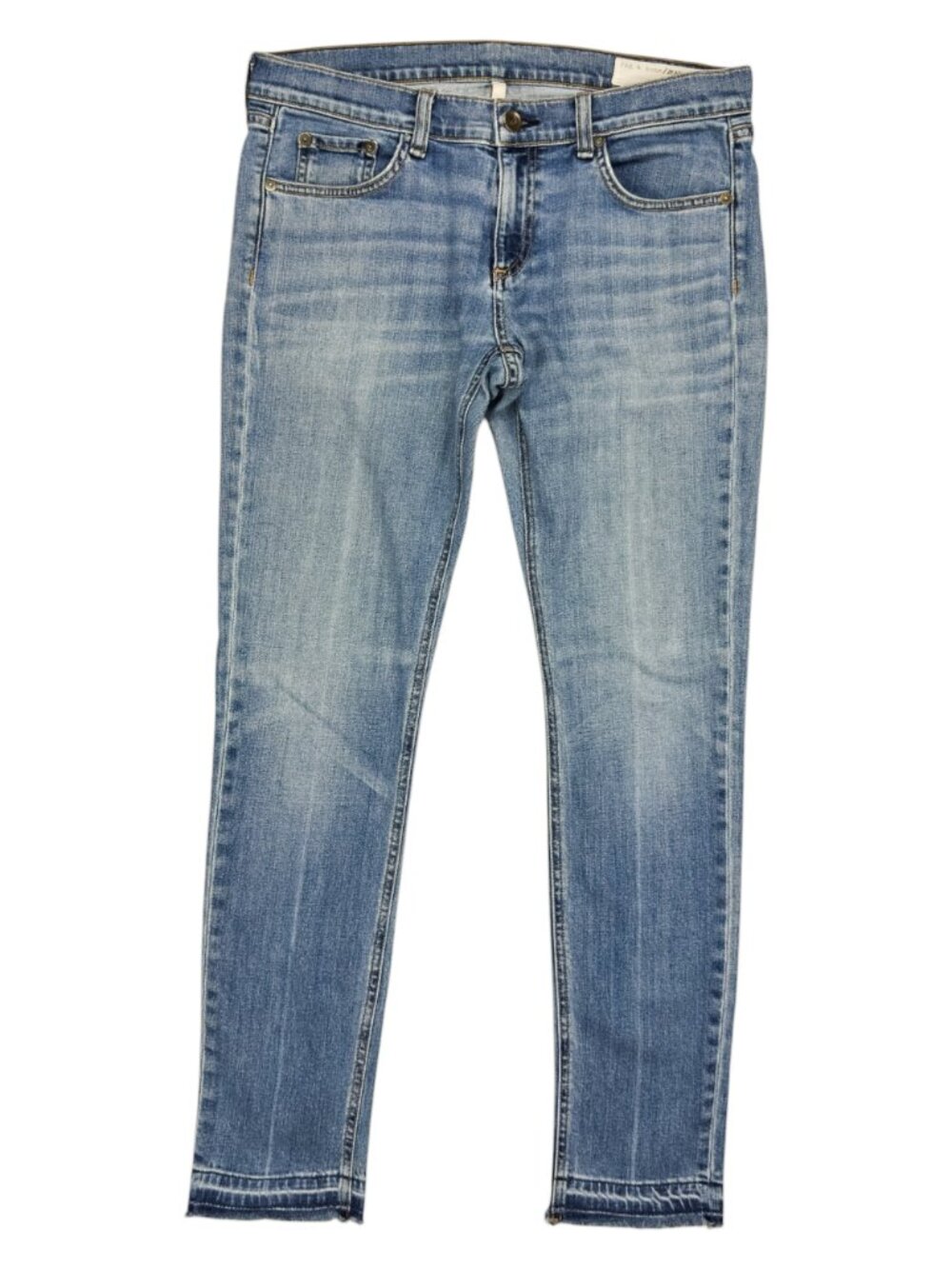 Rag & Bone Dre Slim Boyfriend Jeans Womens Size 29 Cropped Dark Wash W1590K510 - Picture 12 of 14